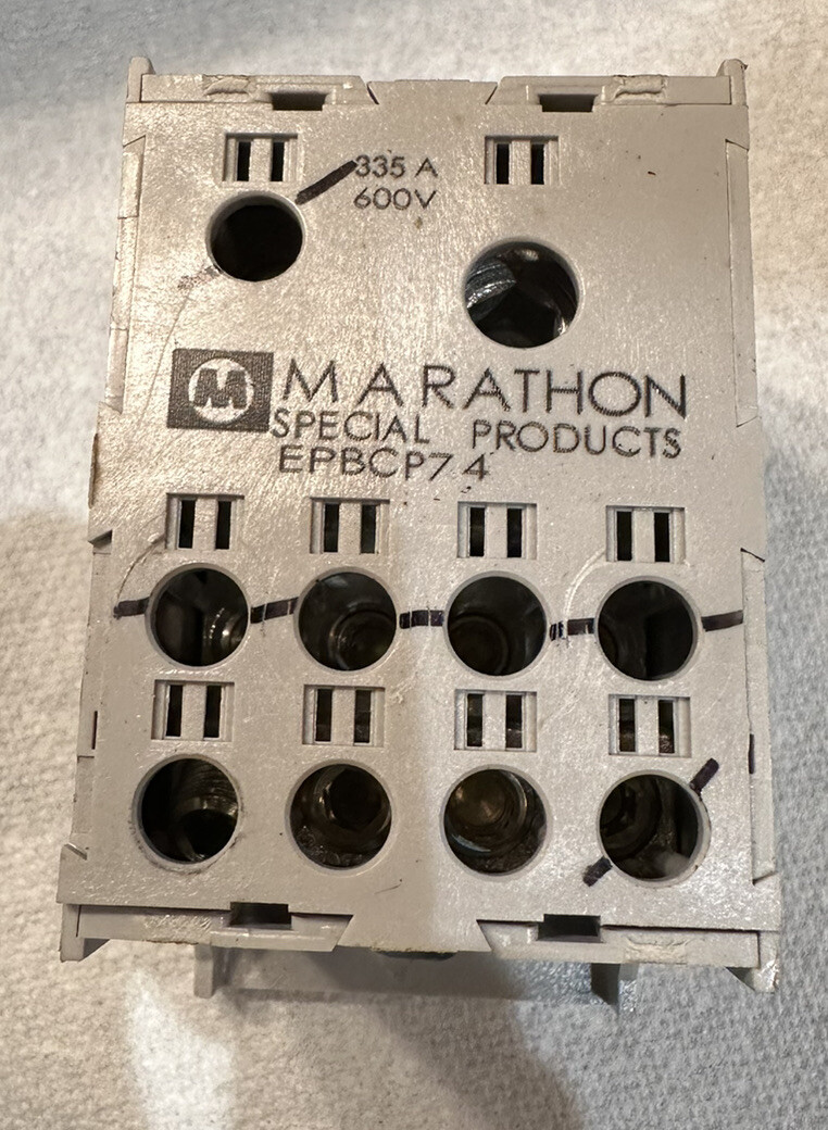 Marathon Special Products EPBCP74 Power Distribution Block USIP, Used Marathon Special Products EPBCP74 Power Distribution Block USIP, Used