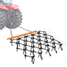 GRAVEE Drag Harrow for ATV UTV Tractor 4x4 ft 5x4.5 ft 3/8