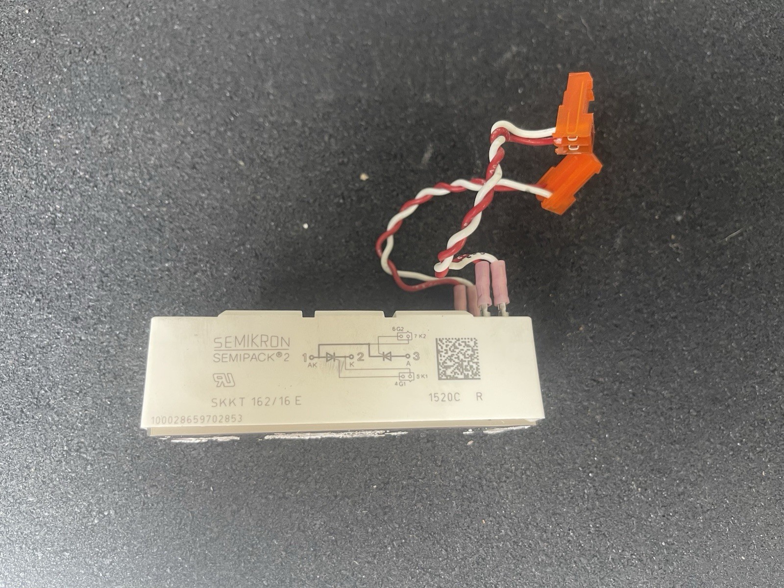 Semikron Semipack 2 SKKT 162/16 E Dual Thyristor Module Power Supply 1600V Semikron Semipack 2 SKKT 162/16 E Dual Thyristor Module Power Supply 1600V