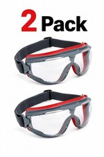 2 PK 3M GoggleGear 500 Series GG501SGAF Clear Scotchgard Anti-Fog Safety Goggles picture