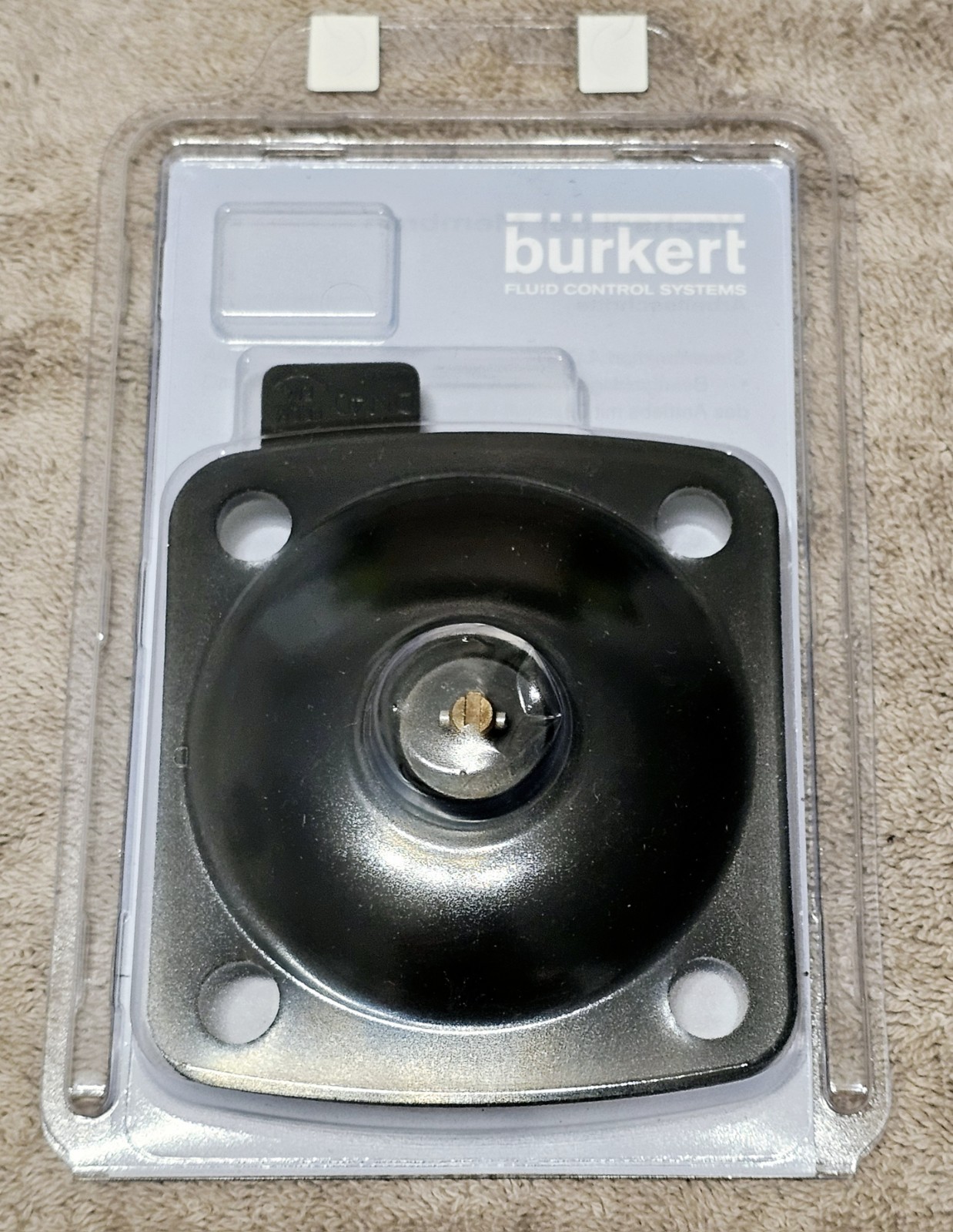 NEW Burkert 584379 DN40 Black PTFE/P02 Replacement Diaphragm