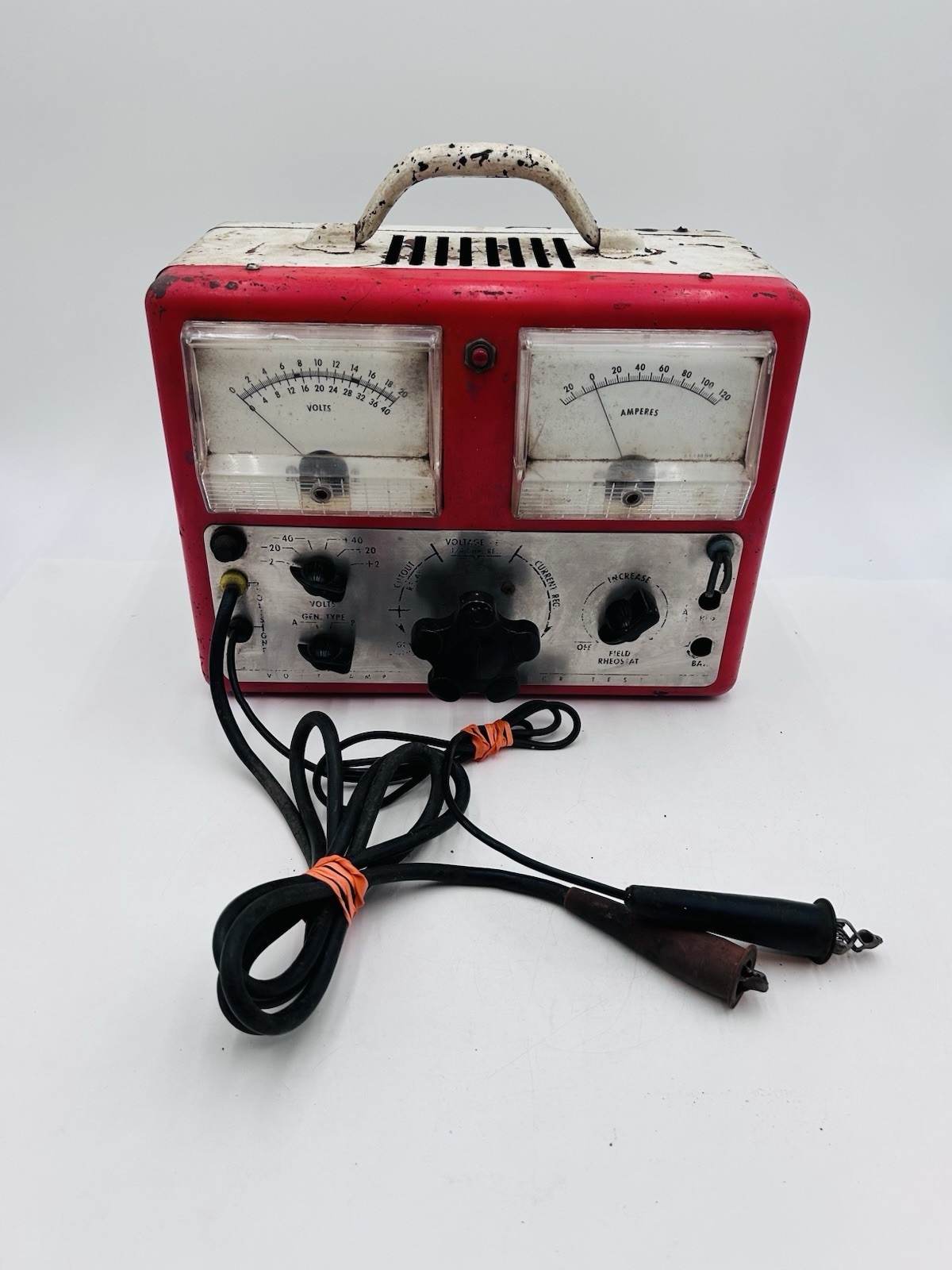 VTG RARE Allen Electric Volt Amp Tester Model 27-37 PARTS OR REPAIR USA MADE VTG RARE Allen Electric Volt Amp Tester Model 27-37 PARTS OR REPAIR USA MADE