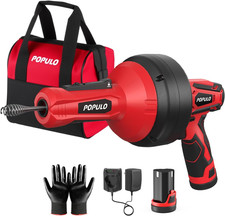 12V Cordless Handheld Electric Drain Snake Auger, Auto-Feed picture