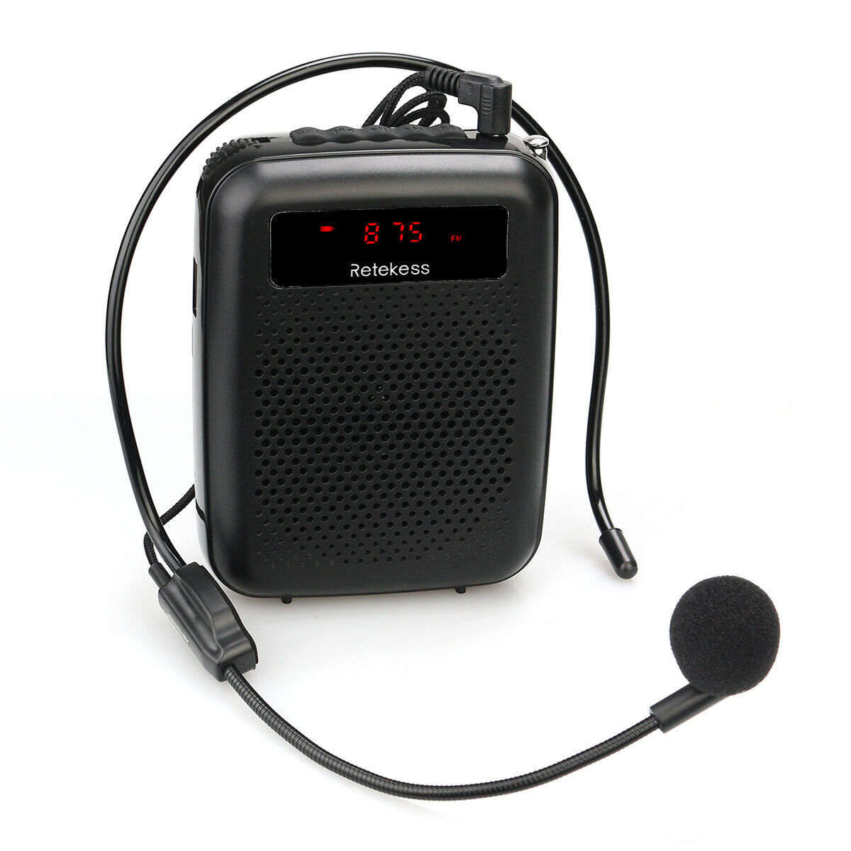 PR16R Portable Voice Amplifier Headset Microphone Speaker Record School Clinic