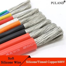 Heat Resistant Silicone Wire Cable 10-30 AWG Flexible Copper 1M/5M picture