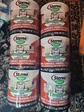 6 2-Pack’s Sterno Green 6.10 OZ , 4.5 Hrs Cook Time, Cooking Fuel Canned Heat picture