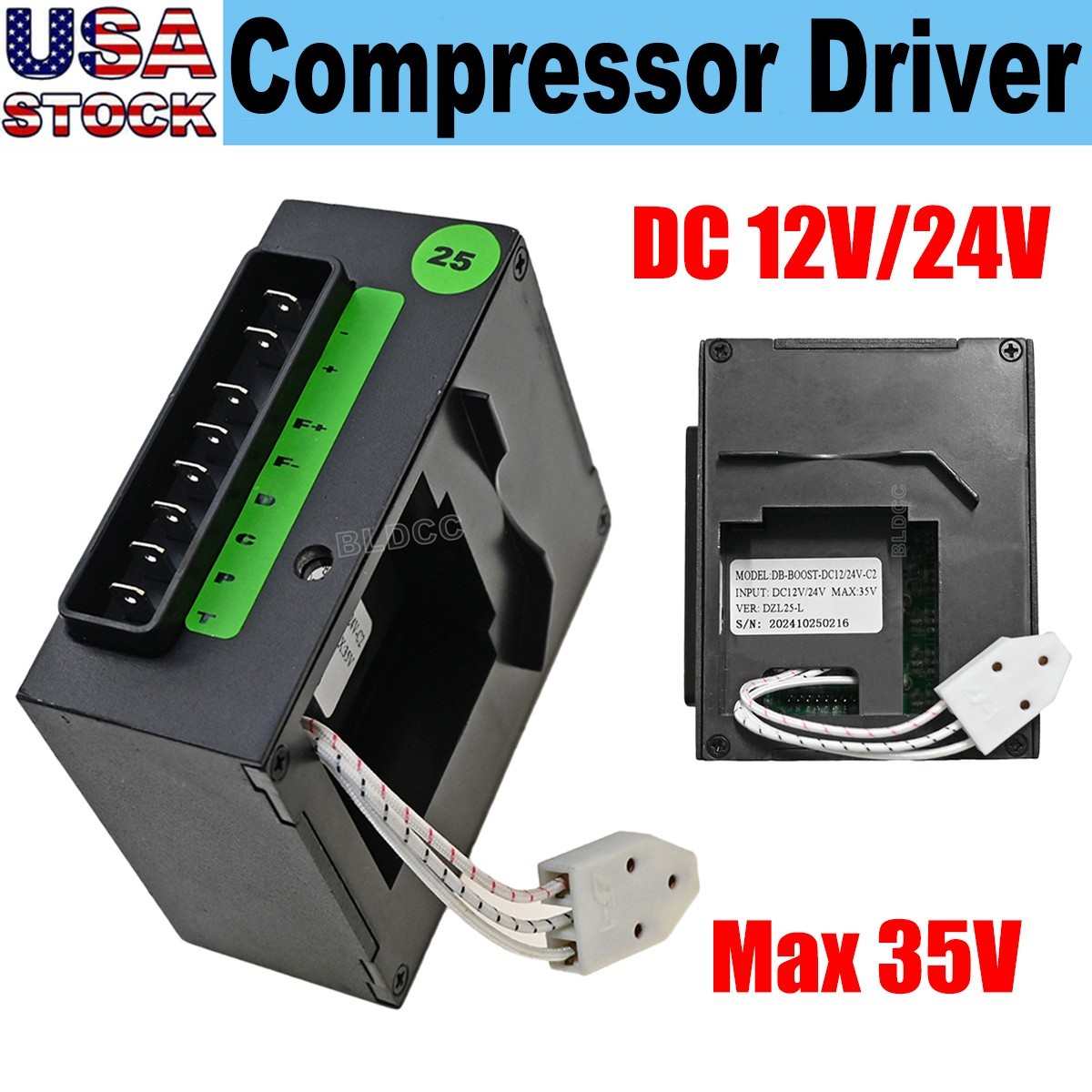 12/24V DC Car Refrigerator Electronic Start Unit Compressor Driver Controller CL 12/24V DC Car Refrigerator Electronic Start Unit Compressor Driver Controller CL