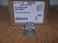 BOX OF 25 AMERICAN FITTINGS 3/4