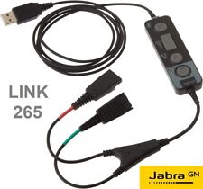JABRA LINK 265 STANDARD HEADSET ADAPTER - USB/QD Y-TRAINING CABLE picture
