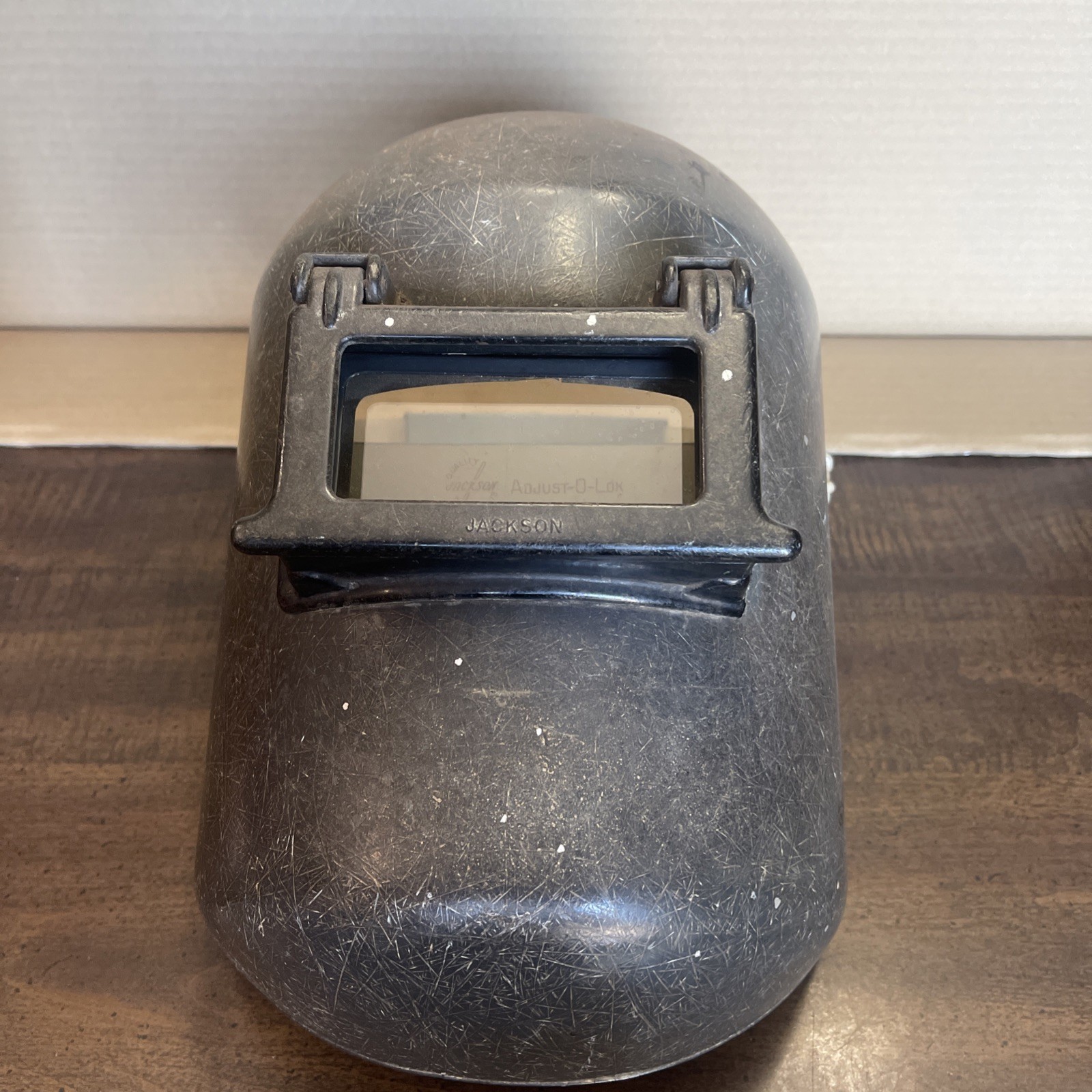 Vintage Jackson Welding Helmet Flip Up Lens Steampunk Hard Plastic Made In USA Vintage Jackson Welding Helmet Flip Up Lens Steampunk Hard Plastic Made In USA