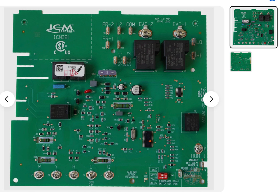 ICM281 (NOT GENERIC) GUARANTEED WORKING TESTED w/FREE TECH SUPPORT Ces0110057-01
