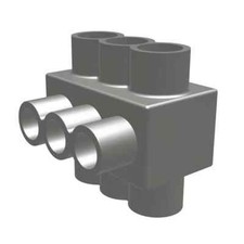 Burndy Al Dist Tap Connectors UV Black Plastisol 4 Ports 600V picture