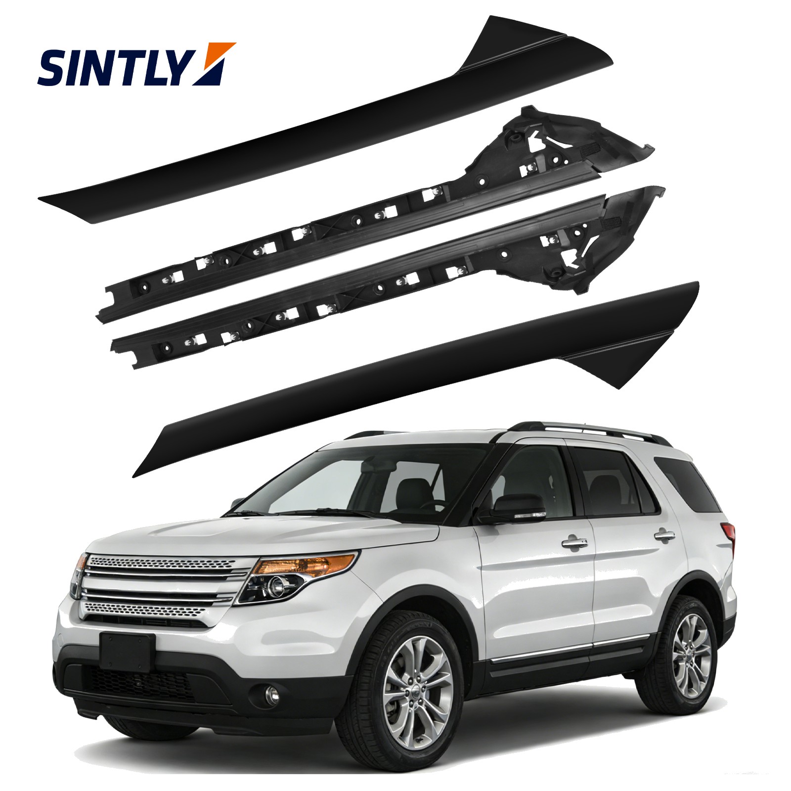 Left Right Side Windshield A Pillar Molding Trim For 2011-2019 Ford Explorer Left Right Side Windshield A Pillar Molding Trim For 2011-2019 Ford Explorer