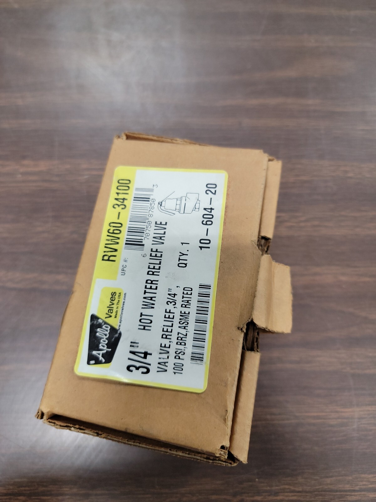 APOLLO RVW60-34100 10-604-20 100PSI APOLLO RVW60-34100 10-604-20 100PSI
