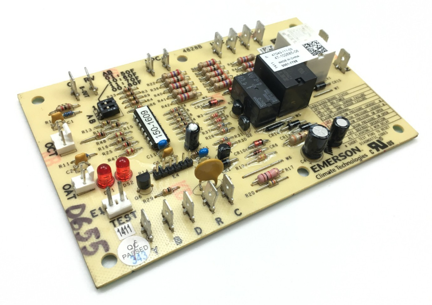 Rheem Ruud 47D43-111-03 Heat Pump Defrost Control Board 47-102685-06 used #D655 Rheem Ruud 47D43-111-03 Heat Pump Defrost Control Board 47-102685-06 used #D655