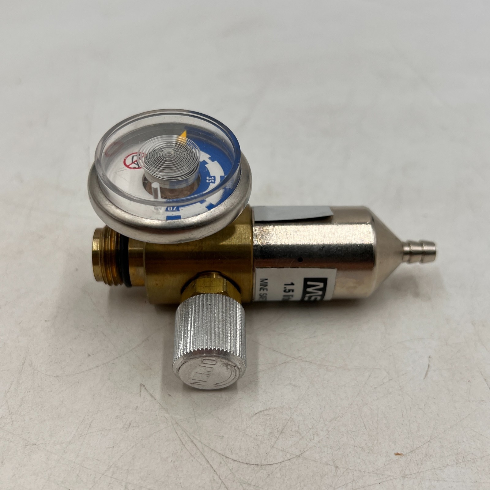 NEW MSA 467896 Calibration Gas Flow Control Regulator – 1.5 L/min Fixed Flow