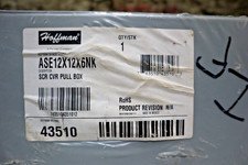NEW ASE12X12X6NK Hoffman Enclosure SCR CVR Pull Box 43510 picture