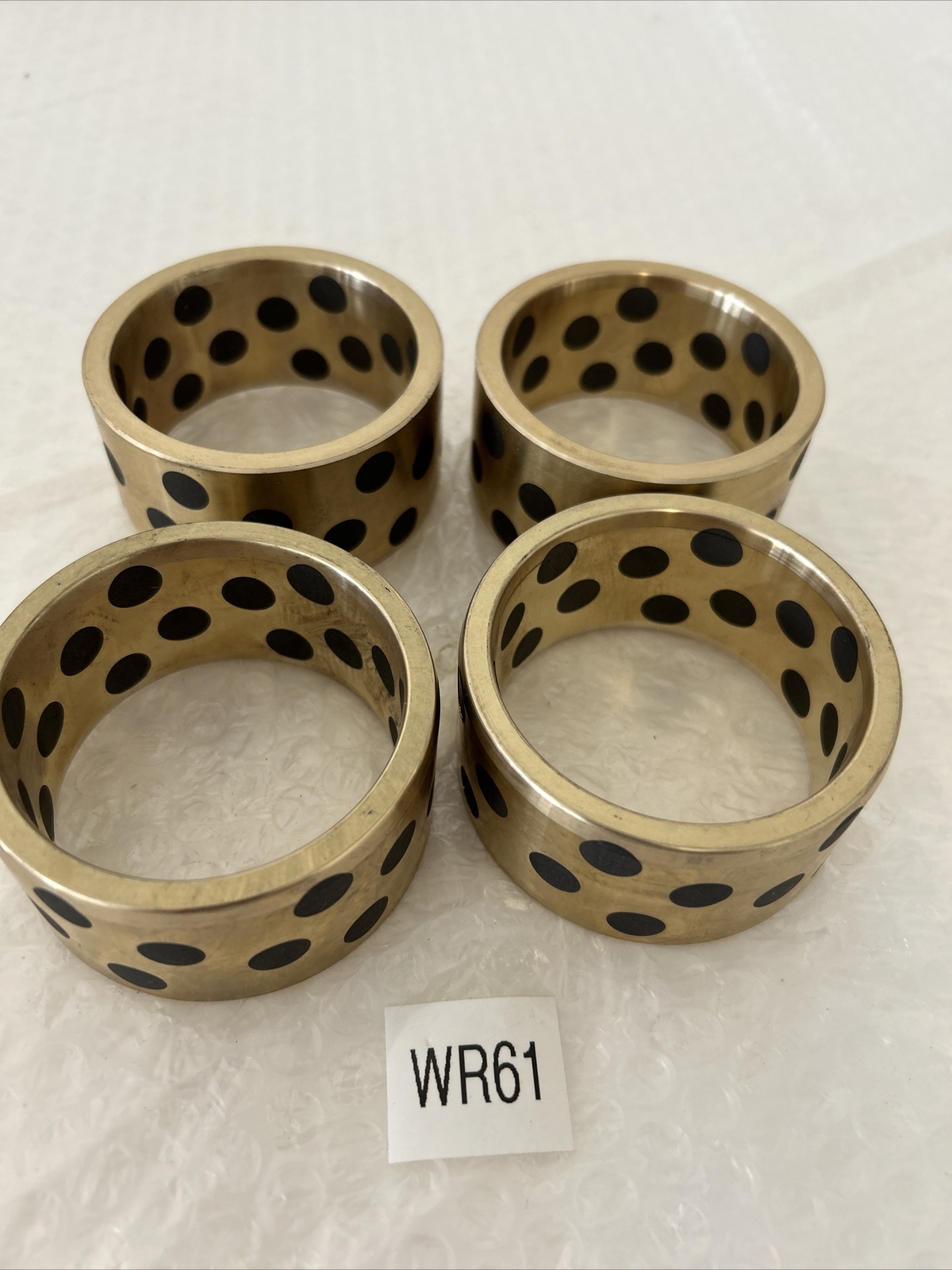 (4) New Bush Oiless Graphite Plugged Bushing Part #?? NNB Warranty Fast Ship