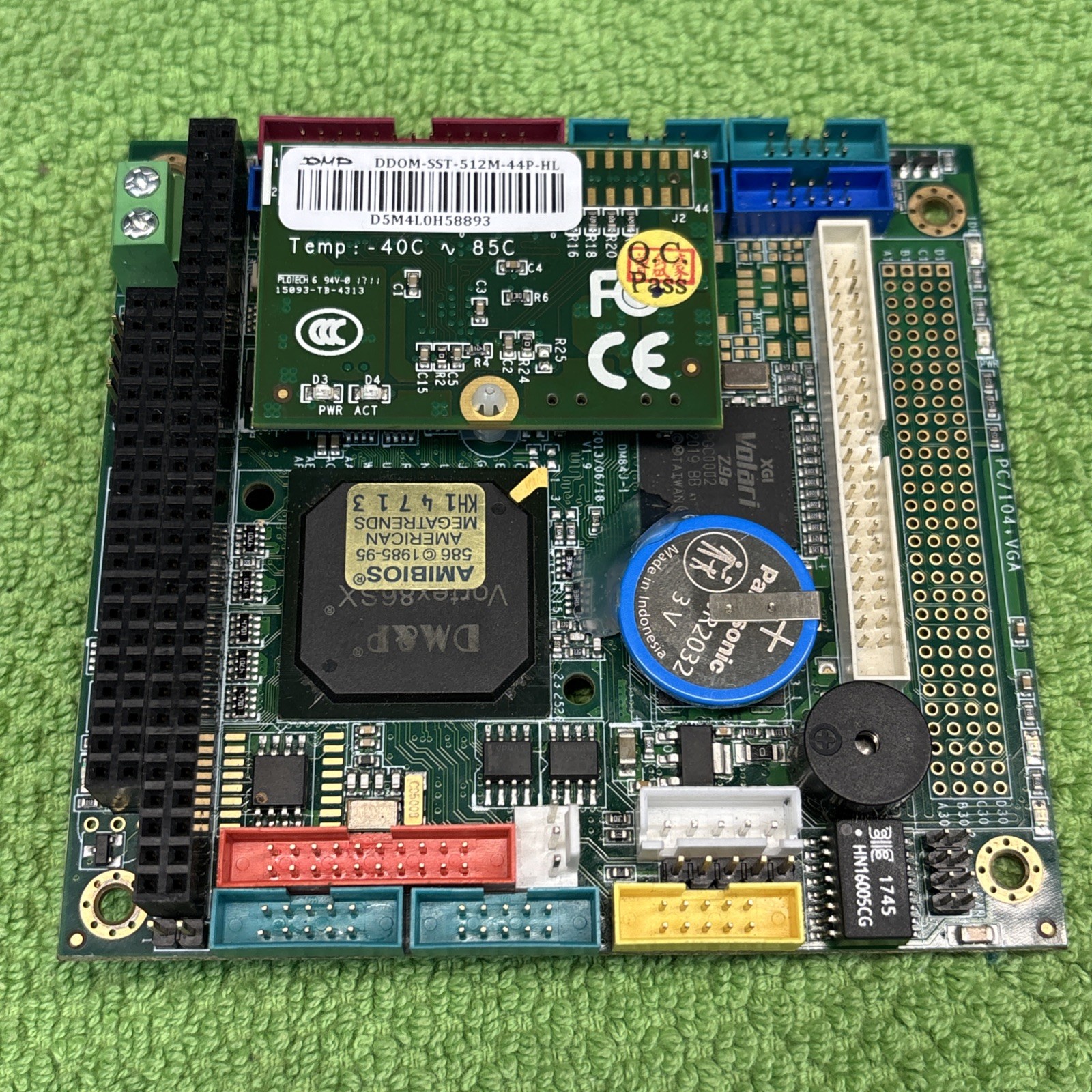 1PC ICOP industrial motherboard VSX-6154-SO PC104+VGA