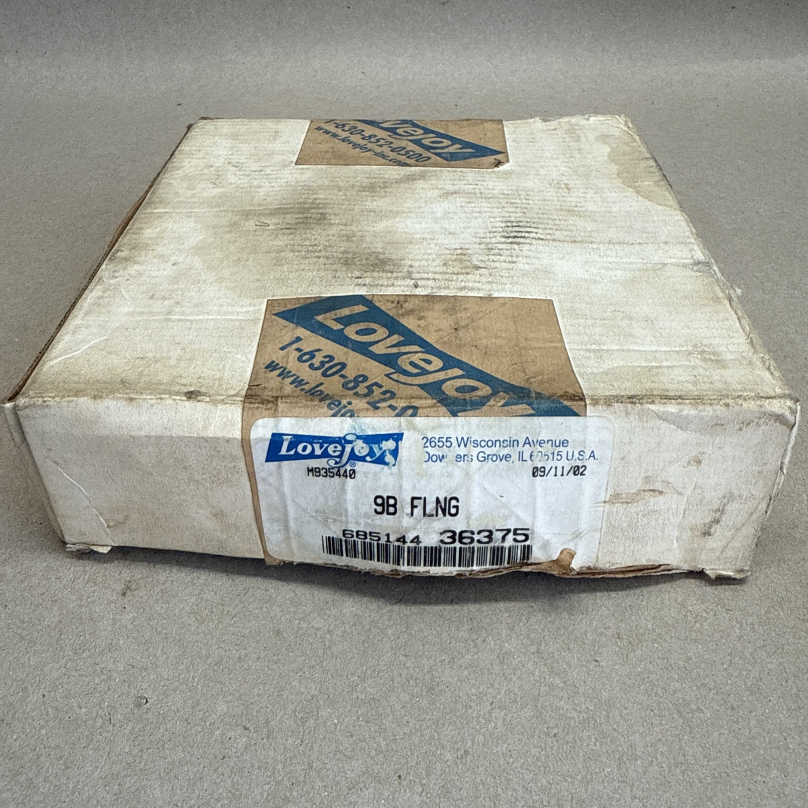 LOVEJOY 9S FLNG 50MM 14X3 8MM KW 68514436375 - NEW