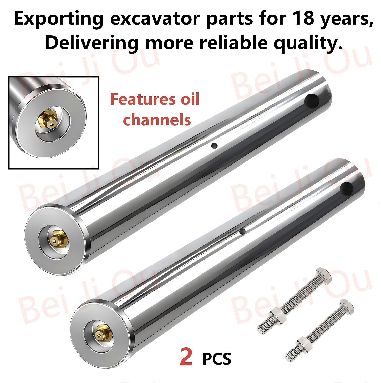 2Pai New upgraded Excavator Universal Bucket Pin 50mm X 345mm With grease nipple 2Pai New upgraded Excavator Universal Bucket Pin 50mm X 345mm With grease nipple