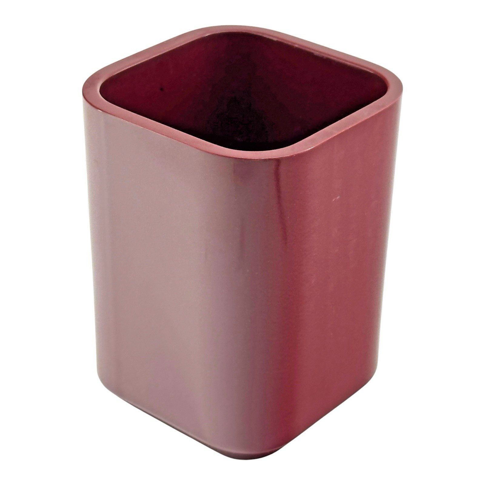 Vintage Radius One Pen Holder Maroon William Sklaroff Plastic Desk Office 1980's Vintage Radius One Pen Holder Maroon William Sklaroff Plastic Desk Office 1980's