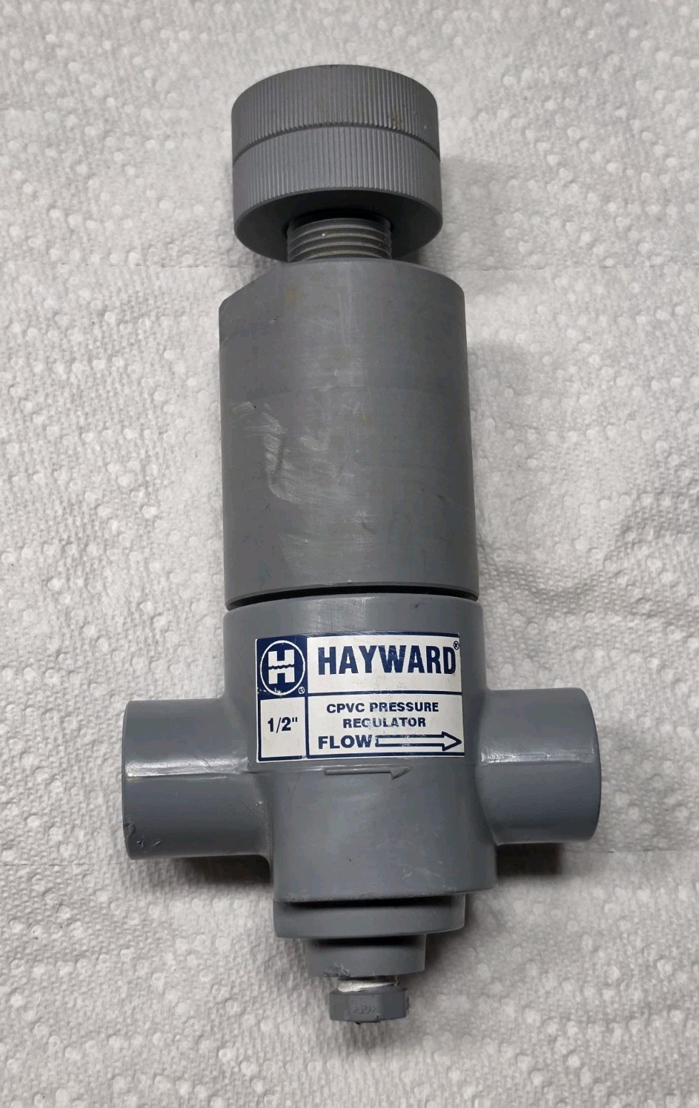 Hayward CPVC Pressure Regulator Pressure Flow Control Manual Valve, 1/2 in Hayward CPVC Pressure Regulator Pressure Flow Control Manual Valve, 1/2 in