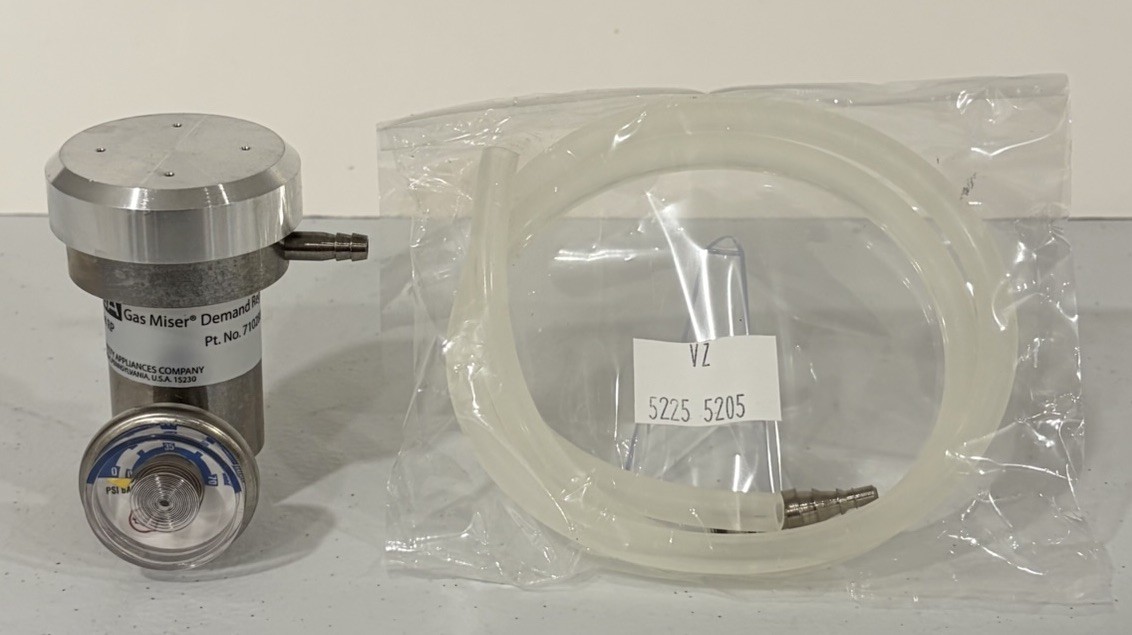 MSA Gas Miser Demand Regulator 710288 Model RP w/ Hose & Connector / ALTAIR 5X MSA Gas Miser Demand Regulator 710288 Model RP w/ Hose & Connector / ALTAIR 5X