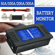 Multifunctional LCD DC Battery Monitor Meter 100-300A Volt Amp Car Solar System picture