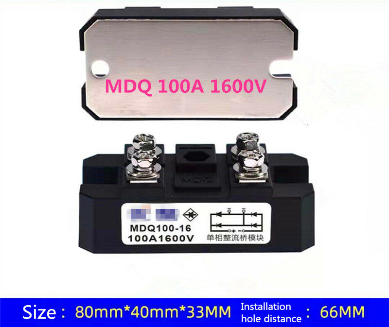 1Pc MDQ100A/200A/300A/400A/500A/1000A 1600V Single Phase Diode Bridge Rectifier 1Pc MDQ100A/200A/300A/400A/500A/1000A 1600V Single Phase Diode Bridge Rectifier