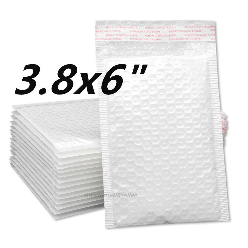 Poly Bubble Bags Mailers Envelope Padded Packing Shipping Mailing 6x9 4x8 8.5x11