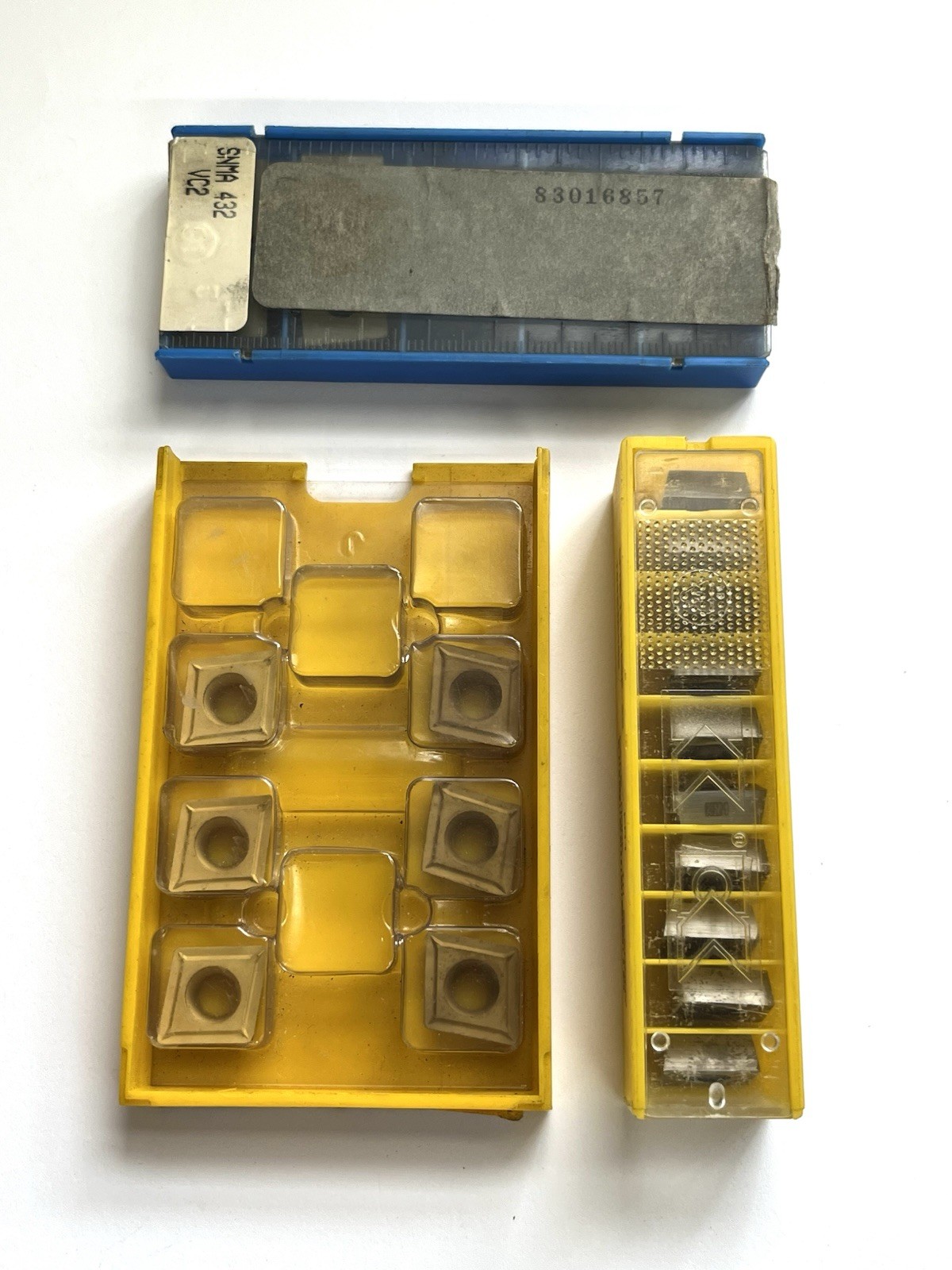 Lot of 20pcs Carbide Indexable Inserts Kennametal Valenite New Open Box See Pics Lot of 20pcs Carbide Indexable Inserts Kennametal Valenite New Open Box See Pics