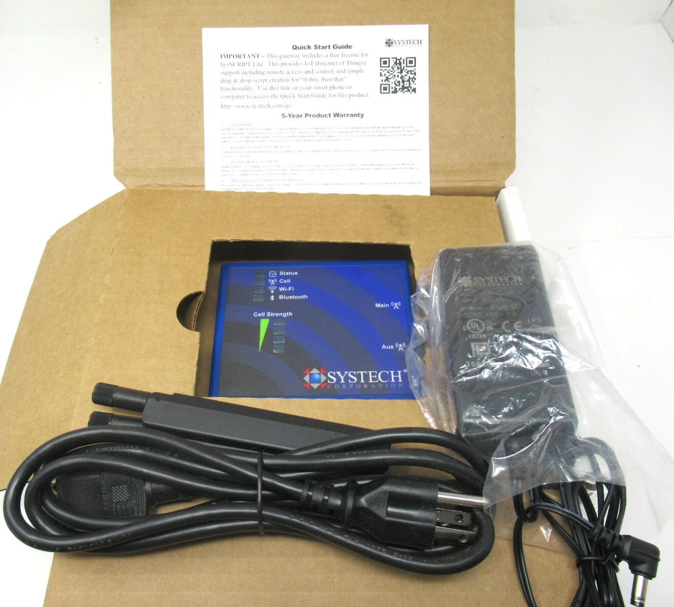 Systech Corporation SysCORE 2-CZ4 Cellular Gateway *NEW* Systech Corporation SysCORE 2-CZ4 Cellular Gateway *NEW*