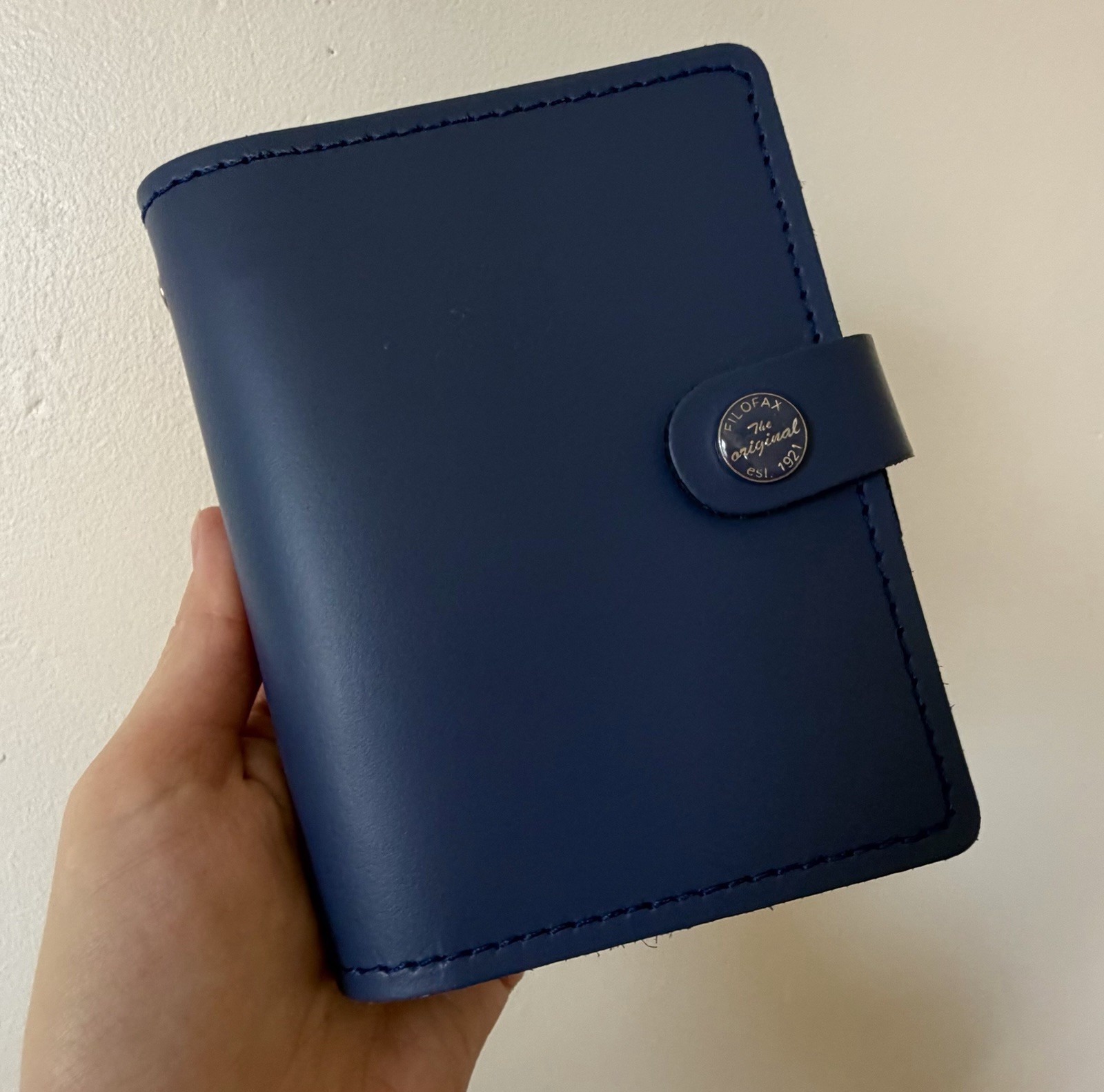 Filofax The Original Pocket Navy Leather Organiser UK Filofax The Original Pocket Navy Leather Organiser UK