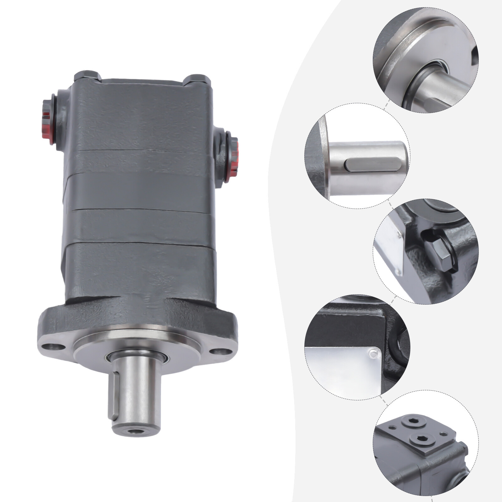 For Char-Lynn 104-1063-006, Eaton 104-1063 Hydraulic Motor Straight Shaft 2 Bolt For Char-Lynn 104-1063-006, Eaton 104-1063 Hydraulic Motor Straight Shaft 2 Bolt