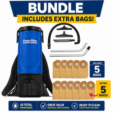 Powr-Flite BP4S Pro-Lite Backpack Vacuum 4 qt BUNDLE picture