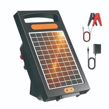 0.18 Joule 10-Mile Solar Electric Fence Charger Day/Night Mode for Livestock picture