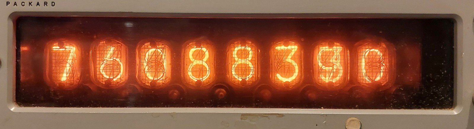 1 Count HP Agilent 05232-6010 Series 628 Nixie Display Board Tested