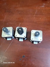 Set of 3 3d printer stepper motors, two creality 42-34 and one MybotOnline motor picture
