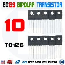 10pcs BD139 TO-126 Silicon NPN Transistor Low Voltage 80V 1.5A SOT-32 Bipolar picture