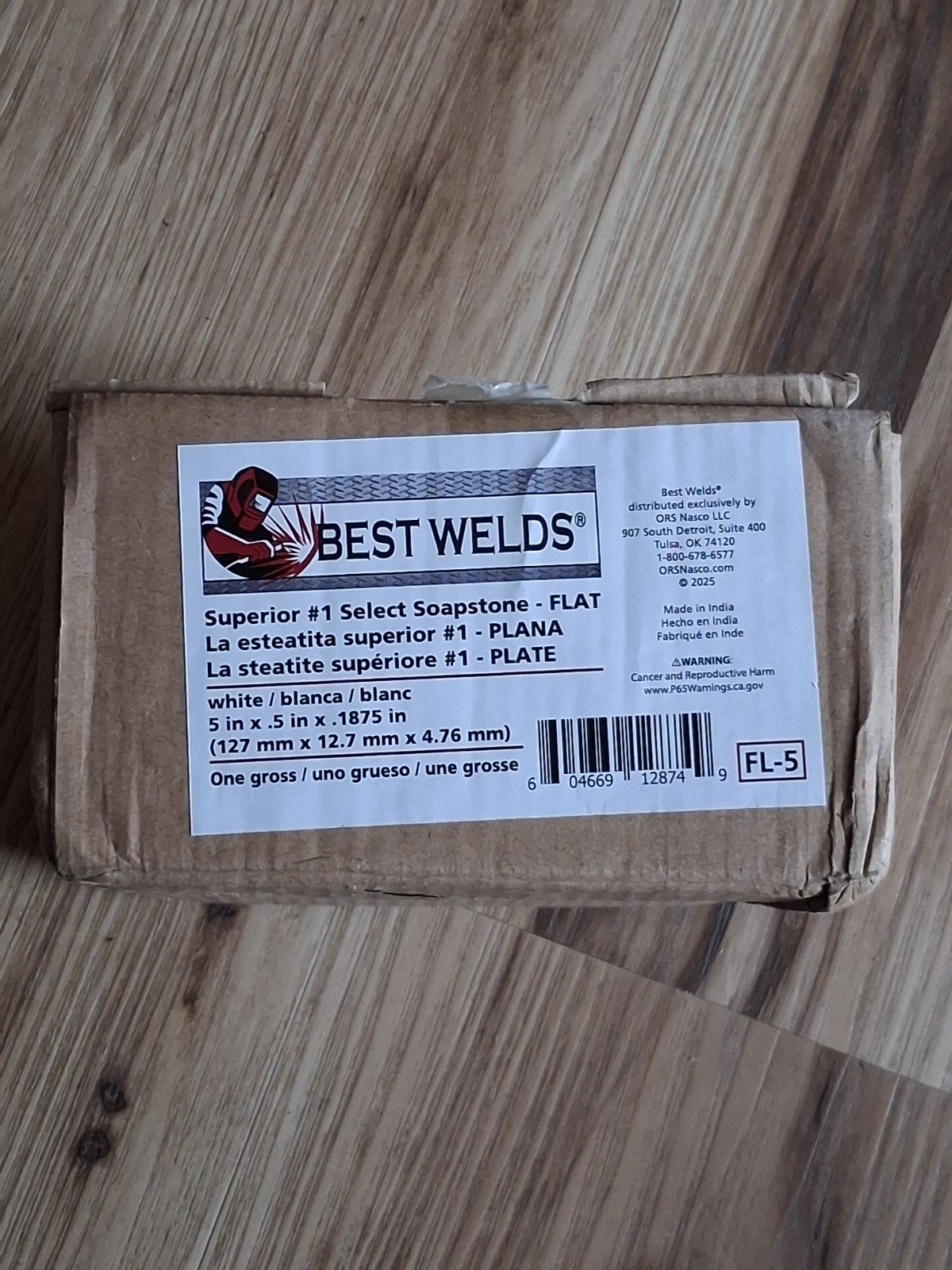 Best Welds Superior #1 Select Soapstone - Flat FL-5 (Box of 144) Best Welds Superior #1 Select Soapstone - Flat FL-5 (Box of 144)