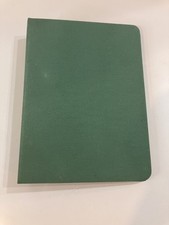 Vintage U.S. Government Property 3-Ring Binder Columbia N.Y. Green Canvas picture