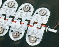 Flexco 375XJ30NC Bolt Hinged Belt Fasteners (Box of 1 Set) picture
