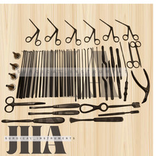 Tympanoplasty Instruments 58 PCs Set Micro Ear Surgery ENT Instruments picture