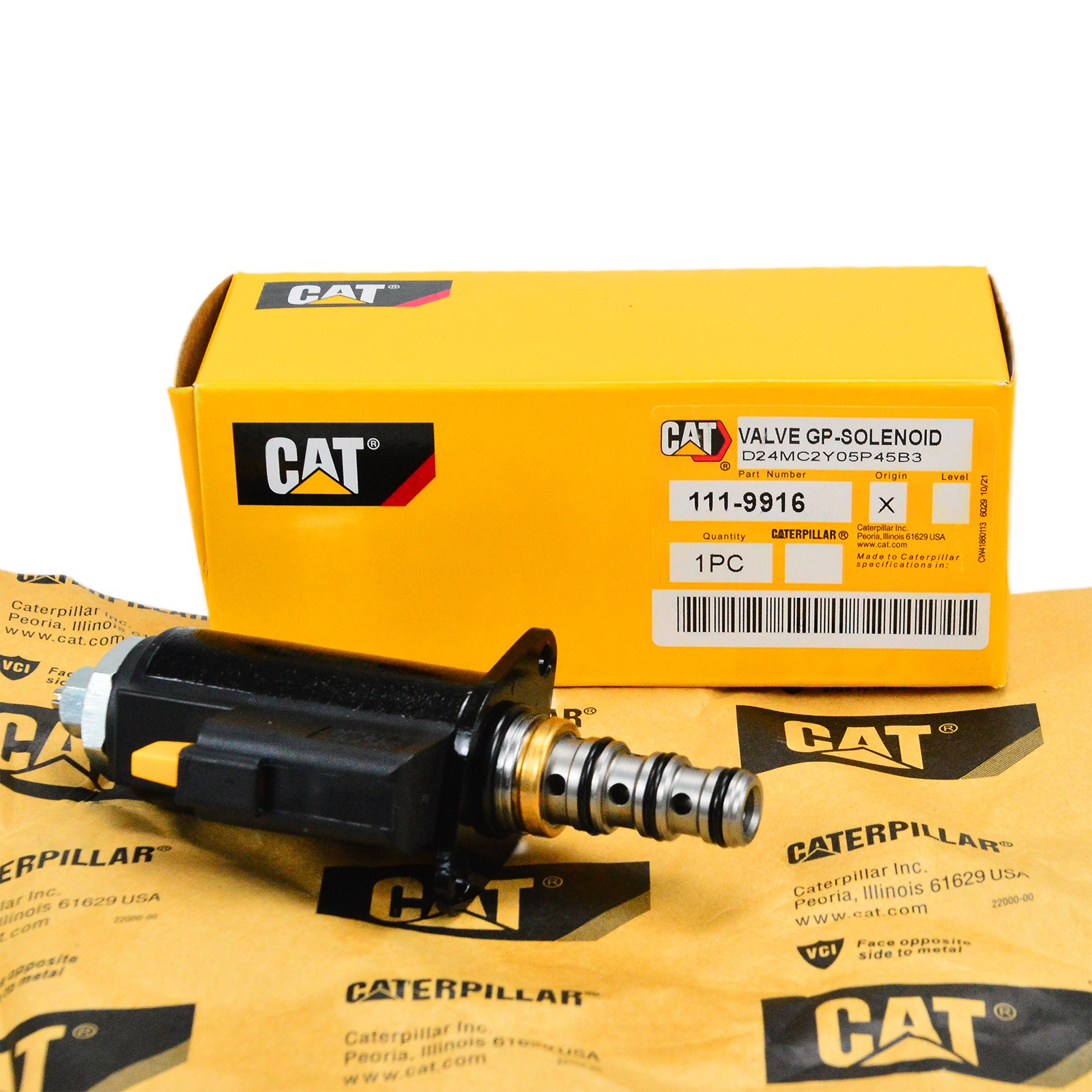 E325B Proportional Solenoid Valve 111-9916 For Caterpillar E320B E320D Excavator E325B Proportional Solenoid Valve 111-9916 For Caterpillar E320B E320D Excavator
