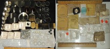  Vintage junk lot Edmund Scientific Optical Glass Lens & Mirrors picture