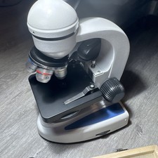 AmScope M158C 40X-1000X C&F Compound Microscope w/Lenses, Slides & More picture