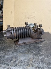 Antique Brunner Air Compressor Parts Neat Air Cooled Hit Miss Engine Model  picture