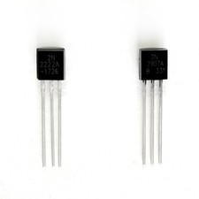 TQDLYKHS 20Pcs 2N2222 + 20Pcs 2N2907 TO92 NPN Transistors 2N2222A 2N2907A picture