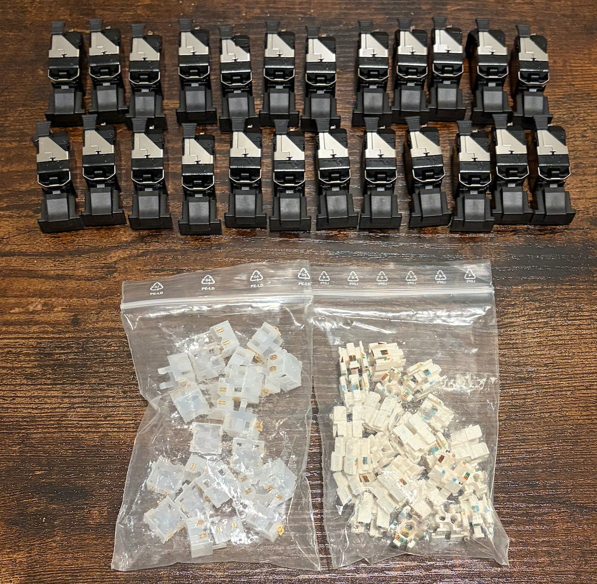 (Pack of 24) Belden RVAFPUBK-REVConnect 10GX UTP Field Mount Plug | Black